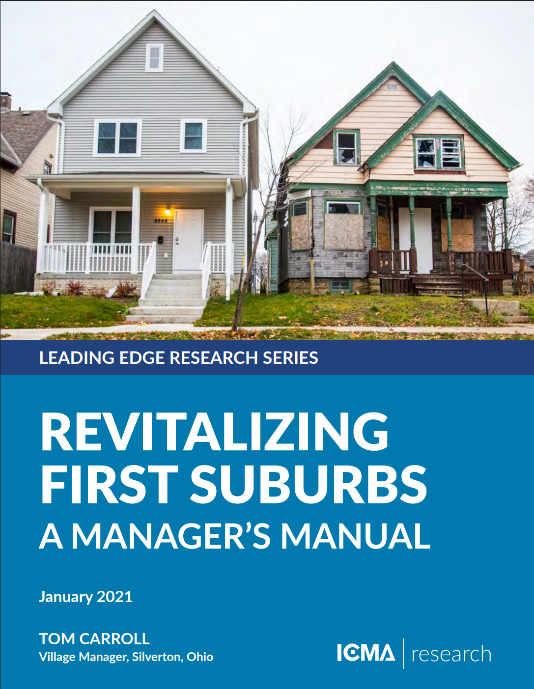 Revitalizing First Suburbs: A Manager's Manual LARGE