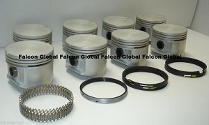 Chrysler 440 Cast Pistons w/Rings (350NP+692) MAIN