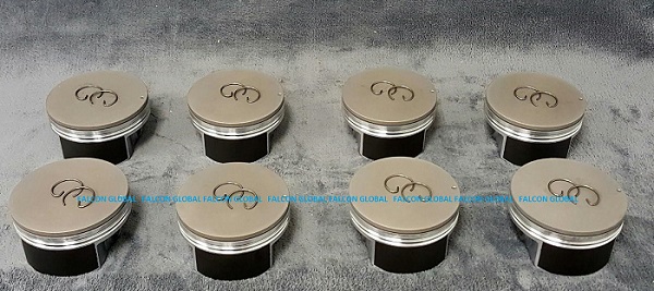 Chevy 6.0L LS 2005-07 Hyper Coated Piston Silv-o-lite Silvolite United Engine VIN U & N (3517HC) MAIN