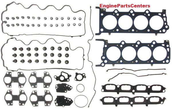 Ford  5.4 SOHC 24v VIN-5,V 2004-2006 Victor Head Gasket Set w/ Head Bolts (FHS54400 2-FGS33412) MAIN