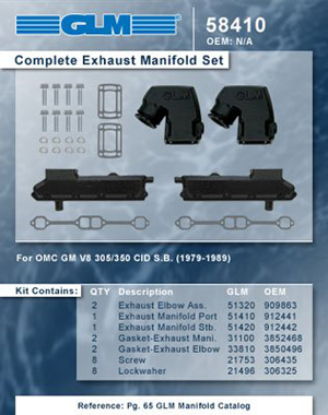 OMC Model 800 Series GM 305/350 (GL58410) MAIN