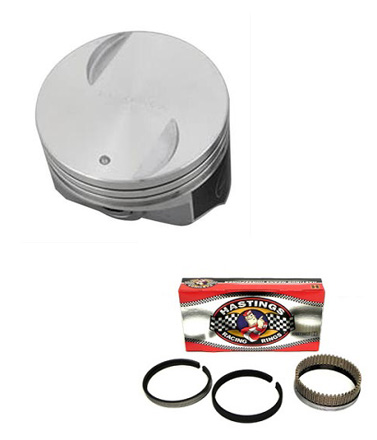 Chevy 454 Hypereutetctic Pistons and Hastings Performance Rings (H625CP+2M5518) MAIN