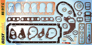 Pontiac GMC 208 222 239 Full Gasket Set BestGaskets (RS517C) MAIN