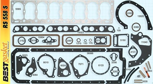 Pontiac 268 1950-1954 Full Gasket Set (RS558C) MAIN