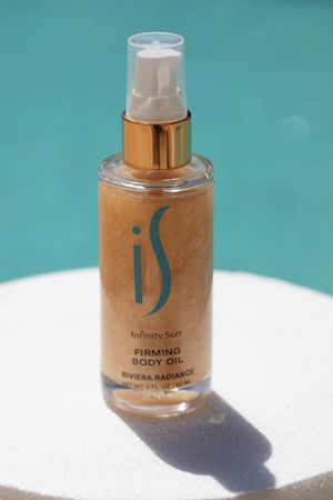 RIVIERA RADIANCE - GOLD SHIMMER OIL 2 0Z LARGE
