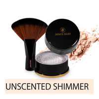 UNSCENTED DOLCE DUST POWDER - Shimmer 3.2 oz + 1 Brush THUMBNAIL