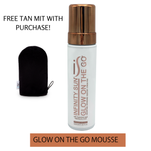 MOUSSE + TAN MITT - GLOW ON THE GO RAPID BRONZE MOUSSE MAIN
