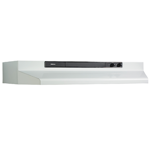 Broan® Convertible Under-Cabinet Range Hood  (multiple sizes available), 220 CFM, White LARGE