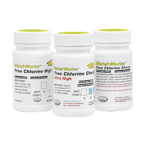 SenSafe® Free Chlorine Test Strips - 0 to 6 ppm MAIN