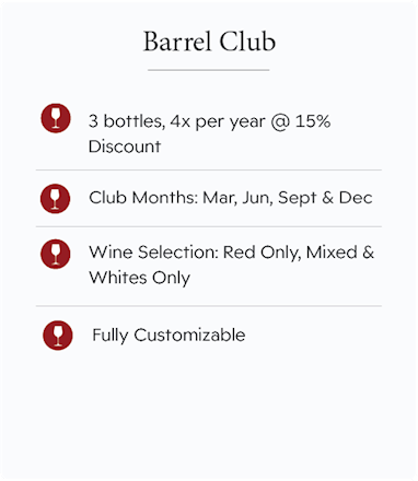 Barrel Club Membership MAIN