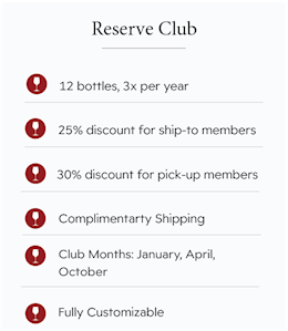 Reserve Club Membership THUMBNAIL