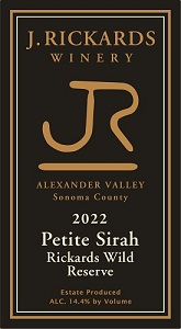 2022 Petite Sirah - Rickards Wild Reserve THUMBNAIL