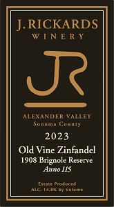 2023 Reserve Old Vine Zinfandel THUMBNAIL