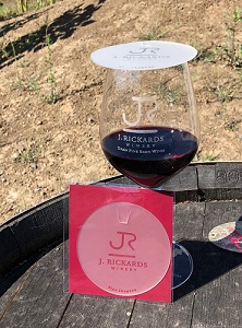 Vino Chapeau Glass Topper - JR Logo THUMBNAIL