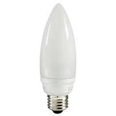 Dimmable Torpedo CFL With Standard Base LARGE