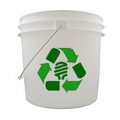 CFL Bulb Mail-In Recycling Bin MAIN