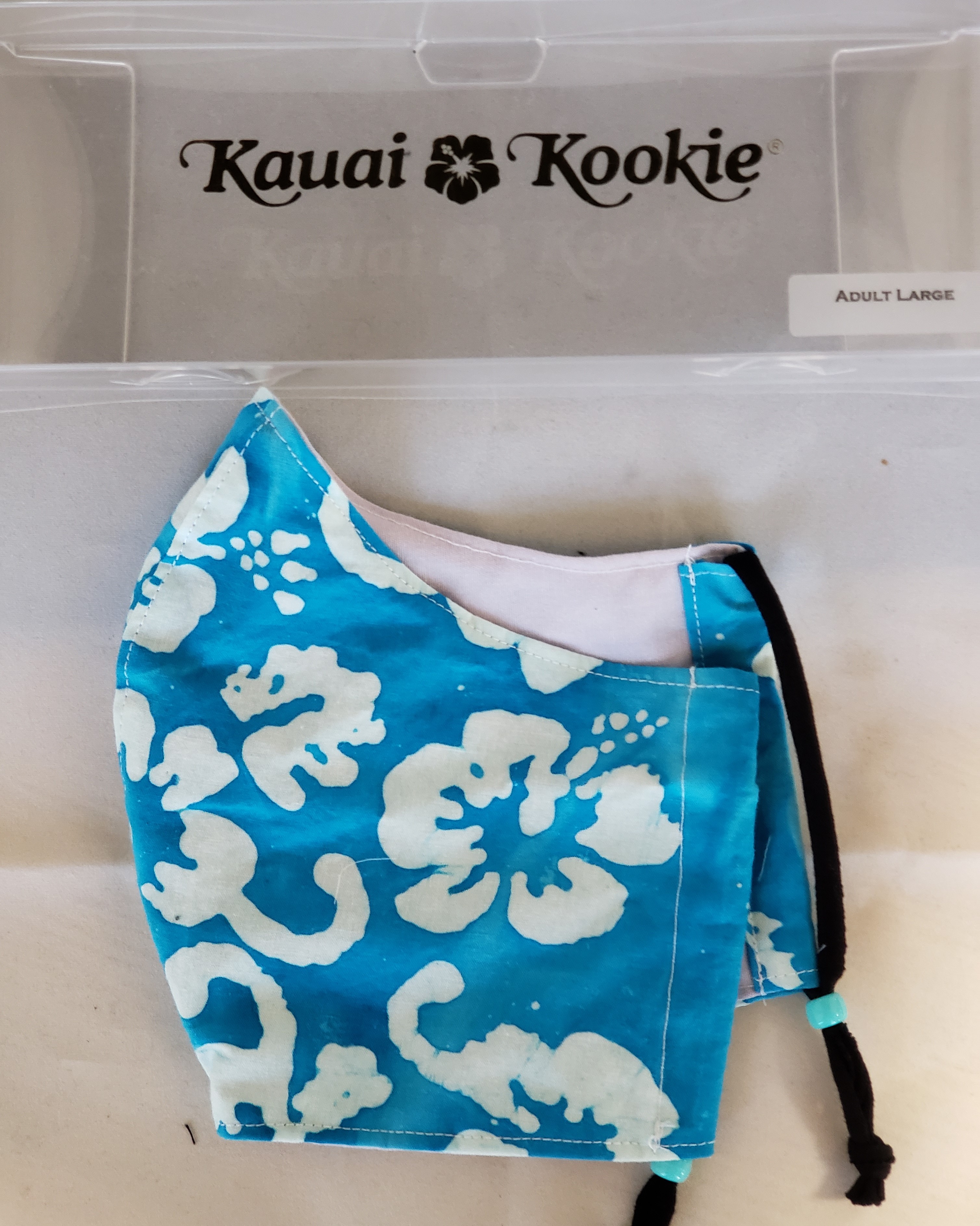 Face Masks - Blue Hibiscus Tie Dye MAIN