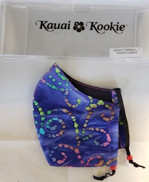 Face Masks - Blue Purple Tie Dye MAIN