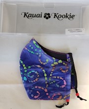 Face Masks - Blue Purple Tie Dye THUMBNAIL