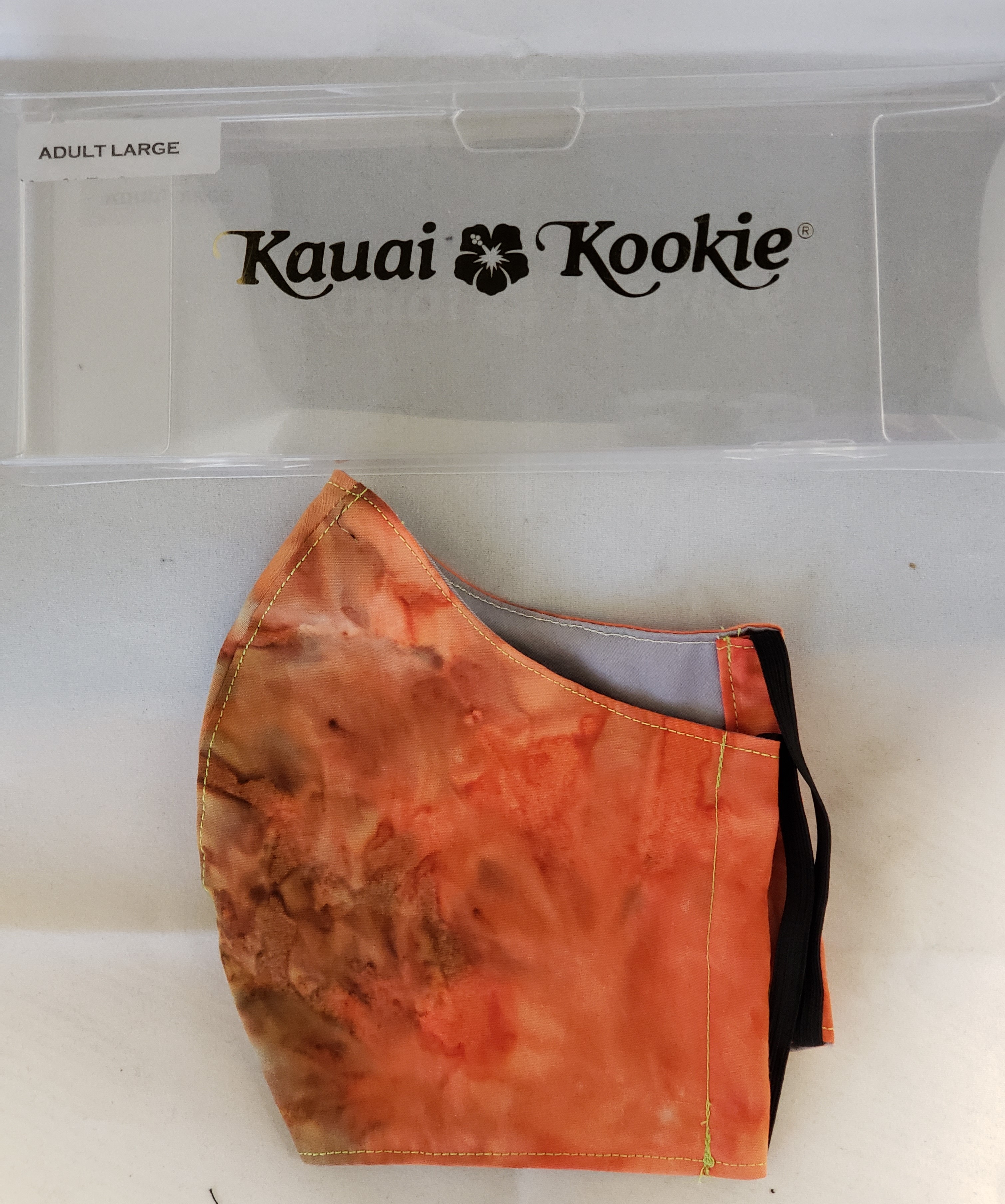 Face Masks - Brown Orange Tie Dye MAIN