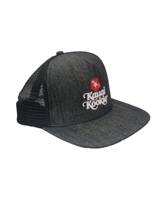 Kauai Kookie Flat Bill Logo Trucker Cap SWATCH