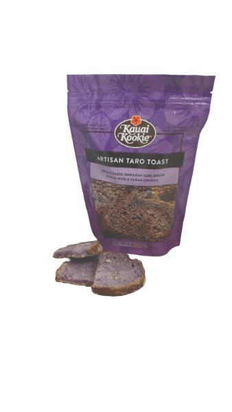 Handcrafted Double Baked Artisan Taro Toast 4 oz THUMBNAIL