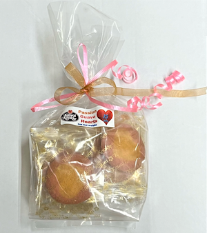 Passion Guava Hearts - 15 single wrapped cookies MAIN