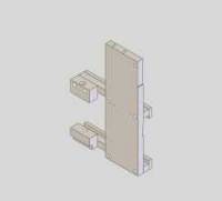 Jamb H-block, Left, Infeed End Jamb Stop Assembly For Right Hand Door Jamb, Includes Clamp Block MAIN