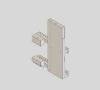 Jamb H-block, Left, Infeed End Jamb Stop Assembly For Right Hand Door Jamb, Includes Clamp Block THUMBNAIL