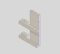 Jamb H-block, Right, Outfeed End Jamb Stop Assembly For Left Hand Door Jamb, Includes Clamp Block MAIN
