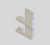 Jamb H-block, Right, Outfeed End Jamb Stop Assembly For Left Hand Door Jamb, Includes Clamp Block THUMBNAIL
