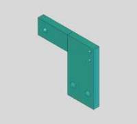 Commander Front Section, Door Guide Bracket, Weldment MAIN