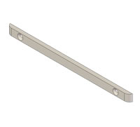 Commander, H-Block, Door Support, CRS, 1/4" X 1/2" X 9" MAIN