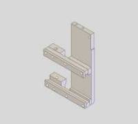 Commander Opt-K, 3 Deg Jamb H-Block, Right, Outfeed End Jamb Stop Assembly For Left Hand Door Jamb, MAIN