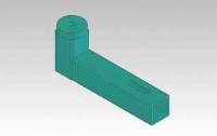 990F-3 Jamb, Jamb Stop, Weldment (No Turret) MAIN