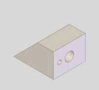 990F-3, Front Section Door Guide, Delrin 3/4 X 1 X 1-1/4" MAIN