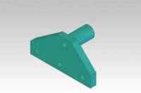 990F-3, Front, Larger Cylinder Stack Bracket, Weldment MAIN