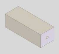 990F-3 Jamb, Predrill Depth Gauge, Aluminum 3/4 X 5/8 X 2" MAIN