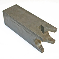 Mfg, Common, Feed, Index Stop, 2" x 2" x 6-3/8" MAIN