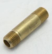 Brass Long Nipple 1-1/2 Long 1/8 Male Pipe Thread MAIN