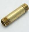 Brass Long Nipple 2-1/2 Long 3/8 Male Pipe Thread THUMBNAIL