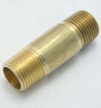 Brass Long Nipple 2-1/2 Long 1/2 Male Pipe Thread MAIN