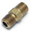 Hex Nipple: 3/8" Male Pipe Thread, 1.41" Long THUMBNAIL