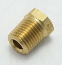 Brass Plug 1/4 Male Pipe Thread Hex Head MAIN