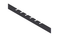 Mfg, Hopper, 6 Slot Large, .190 Screw Pick off Plate, A-2 Air Harden, 1/8" X 1-1/2" X 15" MAIN