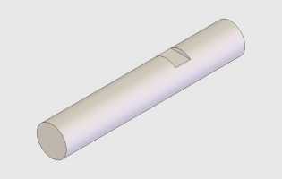 Drill Arbor Shaft, FMS,1 X 6-1/8 MAIN