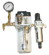 Mfg, DL-NCA, Cutterhead Mist Oiler Kit, Includes Mist Oil, Airline Fittings, Bracket and Gauge. MAIN