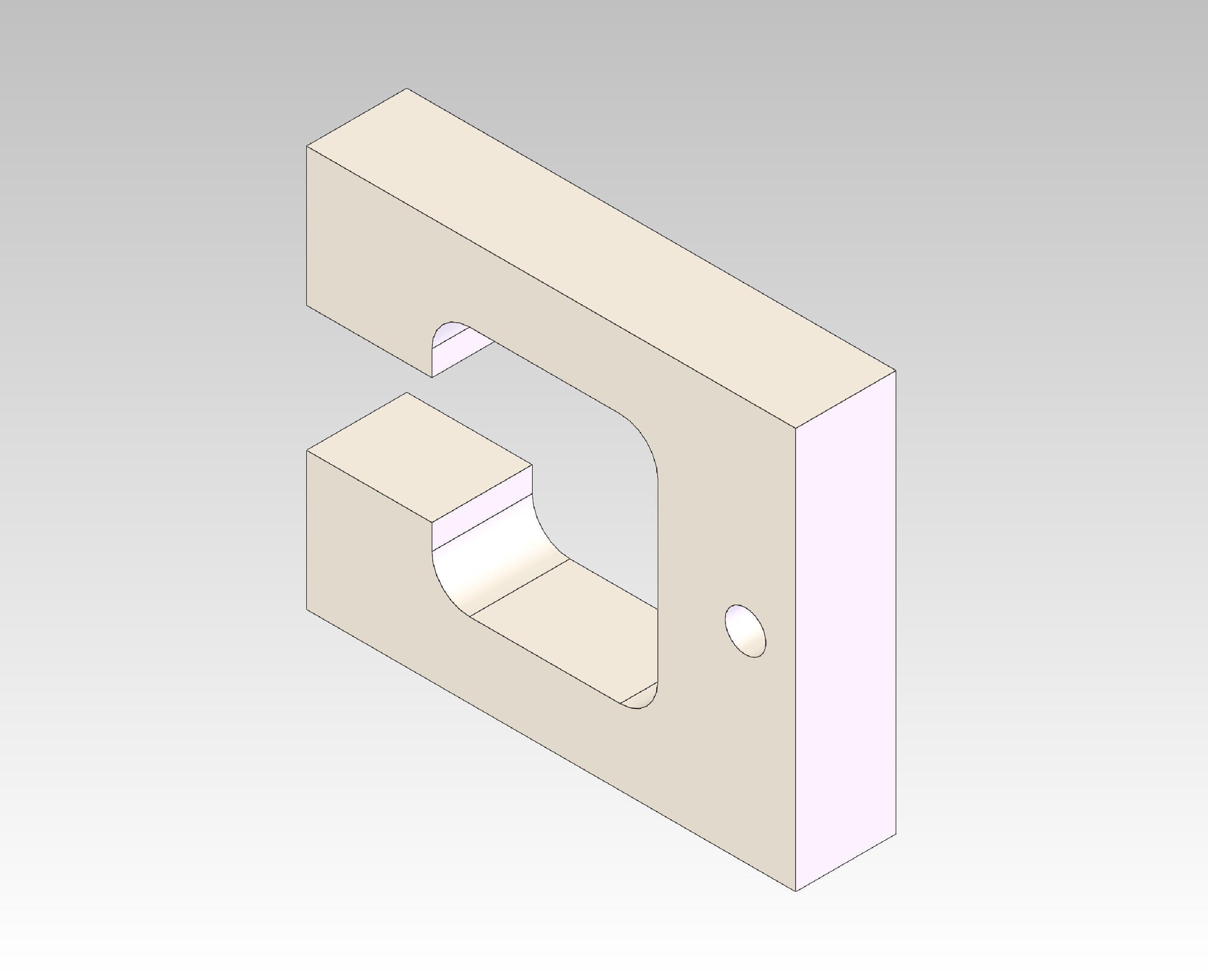 ROUTER BIT DEPTH GAUGE, ALUMINUM 1/2 X 2 X 2-1/2". THUMBNAIL