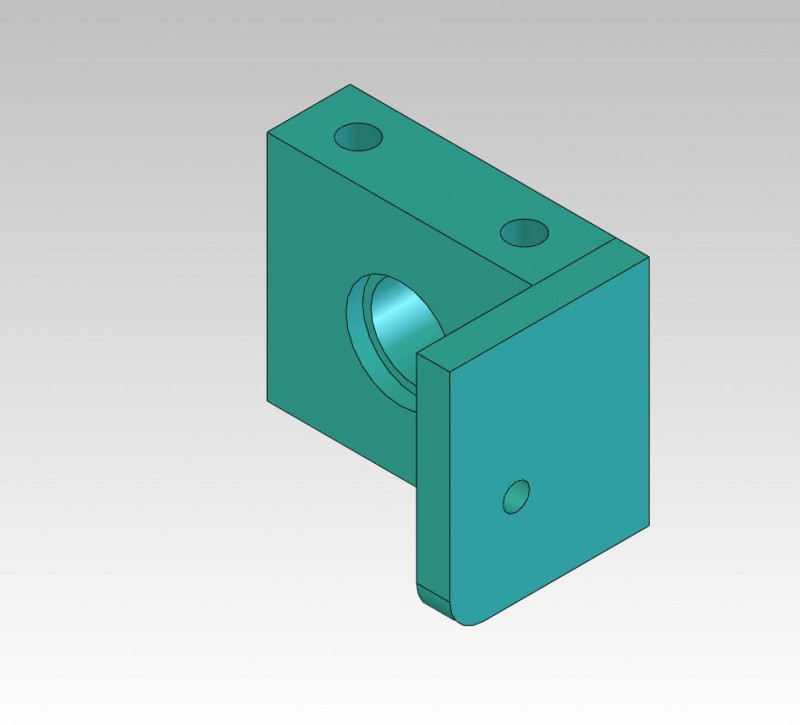 700-C,CARRIAGE,INFEED 2" GREEN WHEEL BRACKET,FIXED SIDE,WELDMENT. LARGE