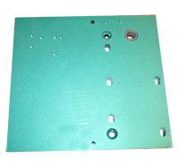 Mfg, 700-C, Head, Right Front Staple Gun Carriage Plate, Precision Aluminum, 3/4" X 11" X 12" MAIN